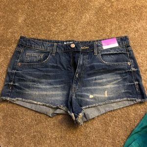 High Waisted Denim Shorts